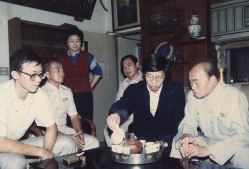 太極拳大師黃性賢造訪誼弟林英明掌門親自接待
